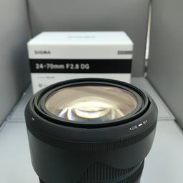 Sigma 24-70 f2.8 art lens for Canon EF
Great condition boxed like new 
Perfect working order
Superb sharpness and I.Q
