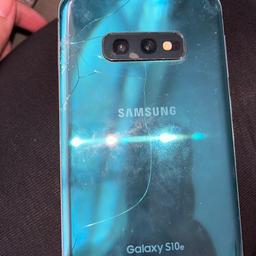 Samsung Galaxy S10E
Not very old but had an iPhone instead
*Back is damaged but doesn’t affect use as just put a case over it, you can’t feel the cracks either*
Very good battery lasts all day! Charges very quickly! 
Looking for £70 or nearest offers.