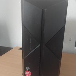 Gaming PC in MSI case 
Windows 10 home 64 bit 
CPU AMD Ryzen 7- 1700 x 
Ran 32gb dual - channel DDR4 @ 1332MHZ ( 16-18-18-36 ) 
Motherboard B450 gaming ( plus max (Ms -7B86) AM4) 
Graphics card RTX 3060  (Ms ) 12gb 
931gb (SATA) 
931gb ( SATA) SSD 
1863gb (SATA) 
931gb Seagate ( SATA )
476gb Samsung ( SSD ) 
Play all games at good fps 
Cash on collection