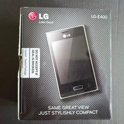 retro mobile phone with 2 cases and charger cable.

ideal 1st touchscreen phone for a child. 

https://m.gsmarena.com/lg_optimus_l3_e400-4461.php