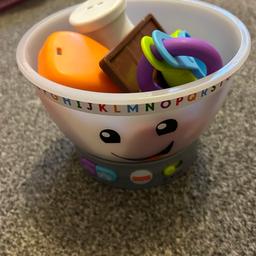 Fisher Price 
Mixing bowl set 
Interactive 
Excellent condition