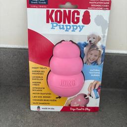 ⭐️collection only from wv11 essington⭐️

🐶kong size large pink puppy toy, brand new, cardboard has got a mark on it but doesnt effect anything £8