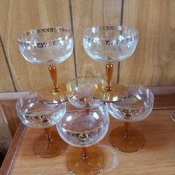vintage wine glasses collection only £10 each or £30 the lot ovno