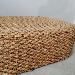 Oval shaped rattan table,suitable for both indoor and outdoor use.From a smoke free house. Collection only.If not sold will be sent to skip.