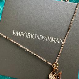 Boxed rose gold Armani necklace genuine got receipt expires in may
Collection dy5