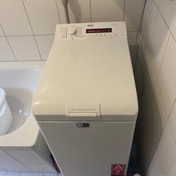 Verkaufe aufgrund meines Umzugs meine Toplader Waschmaschine von AEG mit Soft Opening System

Ab 21.5 abholbereit
A+++

L 60 / B 39,5 / H 84,5

Nichtraucher- ubd tierfreier Haushalt
