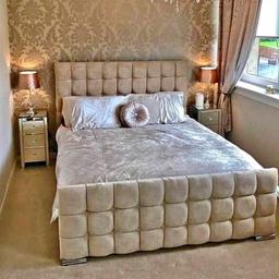 For more details WhatsApp at +44 7424 461134

🎨Comes in wide range of colours & Fabrics
Available Sizes 📐
Single, Small Double, Double, Kingsize & Superking Size

All types of Upgraded mattresses available

✅Mattress optional
✅ FREE Delivery now Available
✅Ottoman box available
✅Ottoman Gaslift Storage (Optional)
✅ Includes slats & solid base
✅Cash on Delivery Accepted
✅Nationwide Delivery Available (T&C Apply)

If this looks like next dream bed then get in touch with us🌠

Shop this luxury bed frame for the most reasonable and honest prices💥