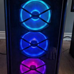 Hi,
I have for sale a custom built gaming PC in perfect working order, this was custom built by PC Specialist, specs are as follows:-

Case
CORSAIR OBSIDIAN SERIES™ 500D SE CASE
Processor (CPU)
Intel® Core™ i9 Eight Core Processor i9-9900K (3.6GHz) 16MB Cache
Motherboard
ASUS® ROG STRIX Z390-E GAMING: ATX, LGA1151, USB 3.1, SATA 6GBs, WIFI - RGB Ready
Memory (RAM)
32GB Corsair VENGEANCE DDR4 2400MHz (2 x 16GB)
Graphics Card
11GB NVIDIA GEFORCE RTX 2080 Ti - HDMI, 3x DP GeForce - RTX VR Ready!
1st M.2 SSD Drive
500GB SAMSUNG 970 EVO PLUS M.2, PCIe NVMe (up to 3500MB/R, 3200MB/W)
Power Supply
CORSAIR 1000W RMx SERIES™ MODULAR 80 PLUS® GOLD, ULTRA QUIET
Processor Cooling
Corsair H60 Hydro Cooler w/ PCS Ultra Quiet Fans
Thermal Paste
COOLER MASTER MASTERGEL MAKER THERMAL COMPOUND
LED Lighting
2x 50cm Blue LED Strip
USB/Thunderbolt Options
MIN. 2 x USB 3.0 & 2 x USB 2.0 PORTS @ BACK PANEL + MIN. 2 FRONT PORTS

Any questions please feel free to ask

Thanks for looking
