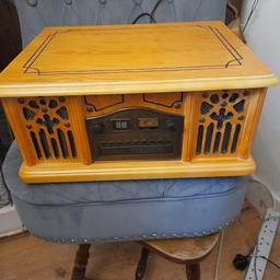 barely used like new collection only  se279pr  4 in one includes cassette player cf radio and turntable