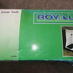 Like new and in excellent condition, in box, 2 person inner tent, in storage bag, goes inside main tent for private sleeping quarter, ground sheet attached... Collection only