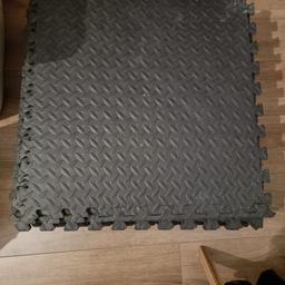 Tredplate style foam interlocking matts. Good for garage/ workshop/ utility space flooring. Various brands and sizes. Majority of set will create a big matt and a smaller matt.

Free listing. collection only.
