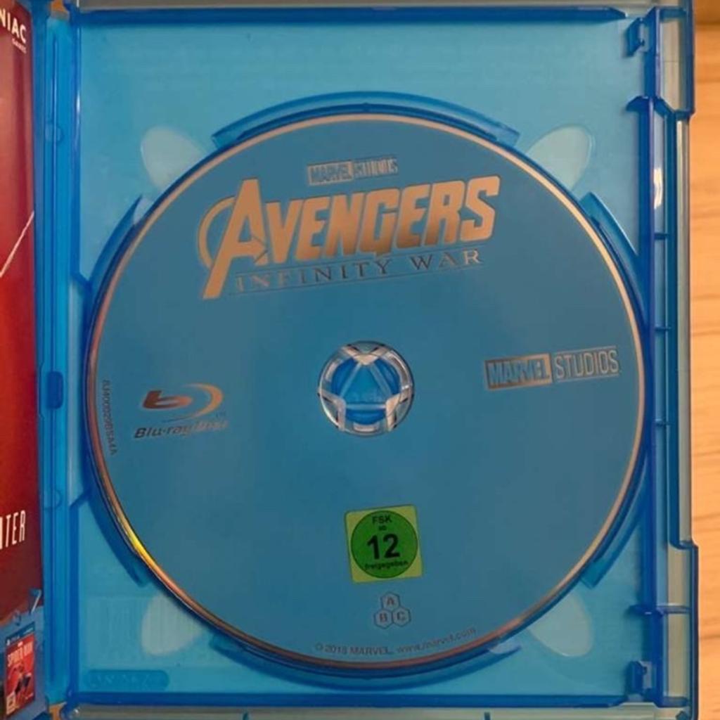 Verkaufe den Film „Avengers Infinity War“ von Marvel Studios.

Keine Gebrauchsspuren, funktioniert einwandfrei!

FSK 12
Laufzeit: 149 Minuten

!! Versandkosten sind im Preis nicht inbegriffen !!