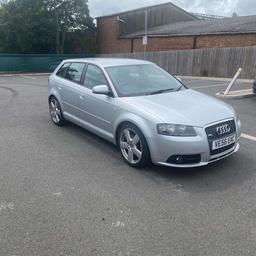 Audi A3 2.0tdi Quattro (s line) 

Starts and drives 
S line leather heated seats 
Rear parking sensors 
No lights on the dash 
Only issue is the clutch release bearing makes a noise on pull of sometimes still driveable but the car comes with a brand new clutch and flywheel kit cost me £380 

No mot 

Open to offers and swaps