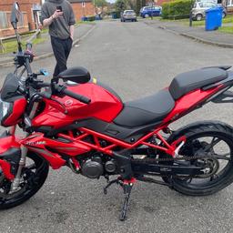 Had the bike for around 2.5 years, kept outside locked and covered up. Look close to brand new and only has 3.5k miles on it. Has a minor scratch on the back left side of the passenger seat plastics but apart from that is mint condition. Collection only from Chellaston.