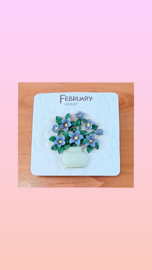 Buy & Sell Hampshire Portsmouth - Photos for Vintage February Violets Plaque