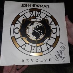 john newman revolve signed record.great condition collection only middlesbrough message if any questions