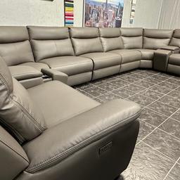 Hello from ❤️Friendly Furniture ❤️

Brand New Large Grey U Shape Leather Power Recliner Corner Sofa.
High quality and extremely comfortable. 
Deep seating area. Will look amazing in your home.
It has 2 power recliner seat with built in usb charging point
The sofa is sectional which makes at easy to adjust for the perfect fit.
Double large cupholders with storage and armrests.

Measurements: 

500cm x  220 cm

Cupholder 33 cm

Price: £3990

We are open 7 days a week.

Also additional pieces available.

Available in 5 seater - 4 seater 3- seater sofa 2 seater available.

🛋️ Friendly Furniture 🛋️
Sunnyside Business Park
Adelaide Street
BL3 3NY 

Telephone: ☎️ 07543783313 ❤️

We are open 7 days a week 

10:00 - 19:00 

More sofa’s available in stock. #sofa #fashion #leather #new #furniture #sofa #Grey #nationwidedelivery #samedaydelivery #uk #wales #scotland #store #shoppingtime