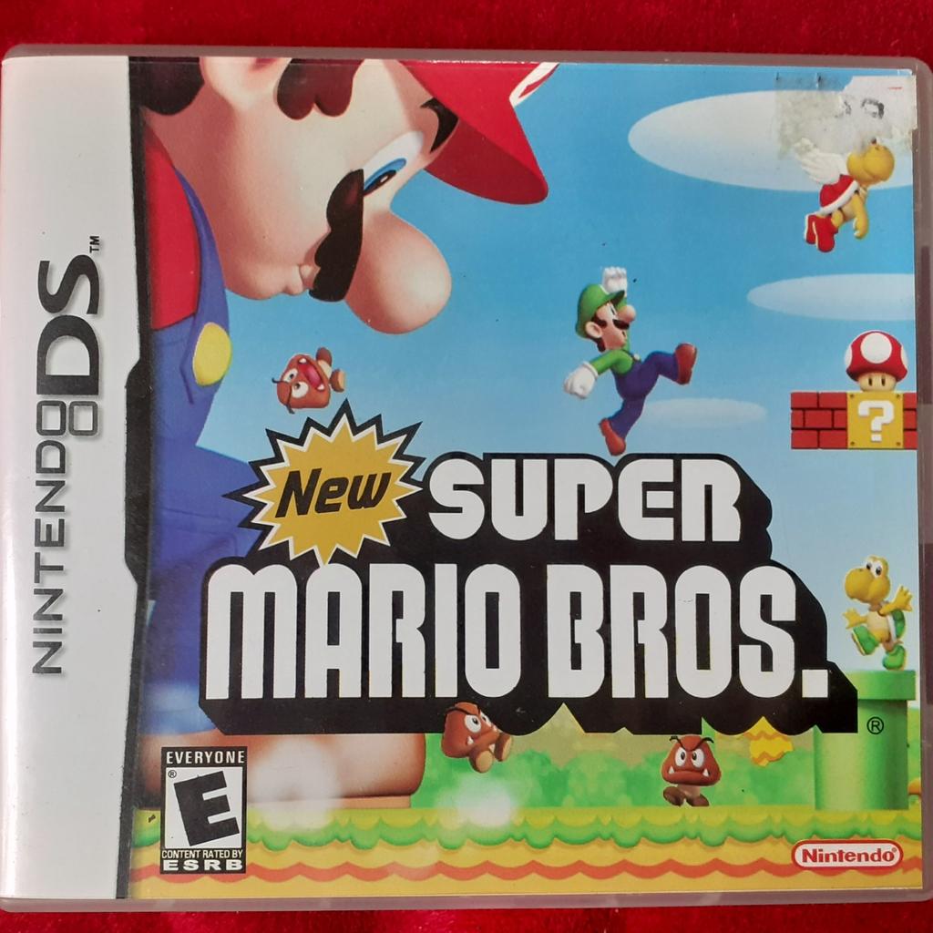 Nintendo DS Spiel Super Mario Bros. Achtung ! Spielmodul ist eine USA Version !
Privatverkauf. Kein(e) Umtausch/Rücknahme/Garantie. Versand innerhalb Österreich 4,50 Euro ohne Sendungsnummer, 5,71 Euro als Paket oder Abholung. KEIN Nachnahme Versand !