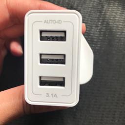Brand new 3 Port USB Charger plug for sale

Lightning fast charge for any type of phone that uses a USB cable

Collection is from Birmingham