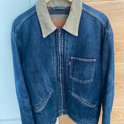 Vintage man’s Levi jacket with lining in very good clean condition from smoke and pet free home .
