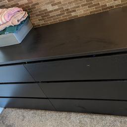 In good condition - a few scratches /wear and tear. Small scratches on front which can be seen in photo. RRP £149 so a bargain at half the price just because of a bit of wear and tear.
No longer needed 
Buyer to disassemble main frame (drawers can be carried out)
Open to reasonable offers
