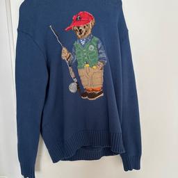 Neuwertiger Polo Ralph Lauren Pullover mit Polo Bear Motiv. Wurde nur einmal zu Weihnachten getragen. Neupreis 549€