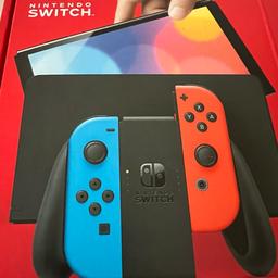 Introducing the Nintendo Switch, a console that is perfect for gamers who are always on the go! This versatile device allows you to play your favourite video games anytime, anywhere. With its detachable controllers and compatibility with both TV and handheld modes, you have the freedom to play the way you want to.

- Comes with Mario Kart Deluxe
- Rarely used
- 7 inch OLED screen
- 64GB system memory
- Can play and connect to TV for bigger picture