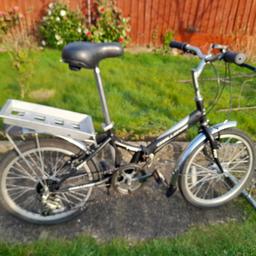 LADIES WOMEN MENS ADULTS CHALLENGE 20 INCH WHEELS 5 SPEED FOLDING BIKE BICYCLE
BIKE IS READY TO RIDE ONLY COLLECTION
FEEL FREE TO ASK ANY QUESTIONS OR OFFERS
ITEM IS LOCATED PINKWELL LANE UB3 1PJ