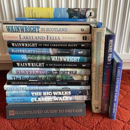 Collection of walking books, including many Wainwright books.

Collection from B98 8RW or B47 6EQ