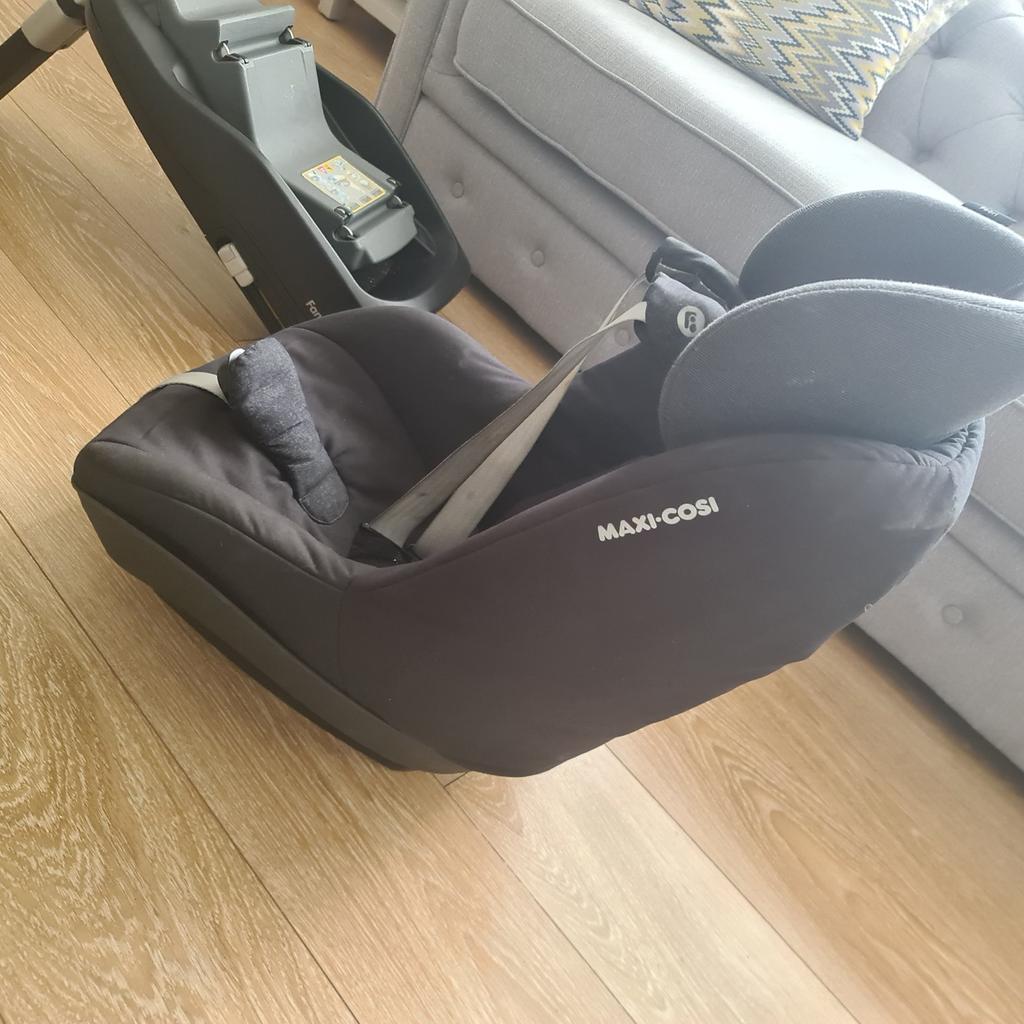 family fix isofix base and child car seat, son is now 5 so needed a bigger one. Good condition