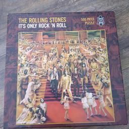 The Rolling Stones puzzel no cellophane on the box,collect from sidcup DA15