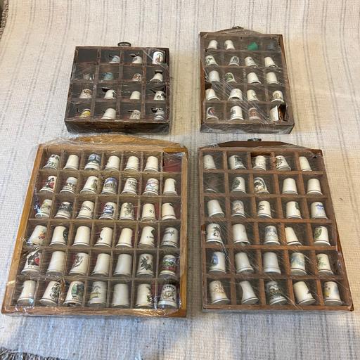 Buy & Sell West London Yeading - West London - Photos for 4 x Bundle Set of Thimbles with Wooden Frames