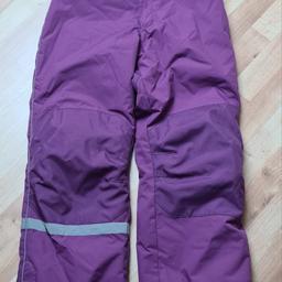 Skihose von H&M für Kinder in der Größe 170, Lila mit abnehmbare Träger und kaum getragen