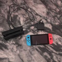 Nintendo switch new used it 3 times and never used it again.

Comes with everything you would get in a brand new one.

The blue controller slides off if you force it off wont slide off while playing can test if you collect it.

No scratches or marks, fully reset.

32gb storage, Come with the dock hub so you can connect it to your’re tv.

Perfect console if you dont have much time on your hands.

Will trade for a xbox series s as long as it works dont mind any scratches.