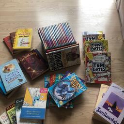A selection of books 
Horrible histories
Tom gates
Beast quest
Luke temple
Diary of a wimpy kid