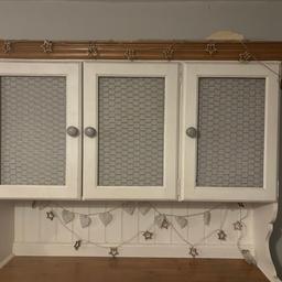 Welsh dresser
Solid and well made - right bottom cupboard door needs a bit of wood glue as coming away slightly
I upcycled this a few years ago - needs freshening up
Can’t find my bloody tape measure sorry ! I will keep looking
More pics on request
