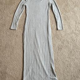 Grey
Long Sleeve 
Striped 
Maxi
Dress
Size UK 8
BNWT