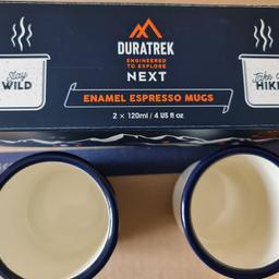 Brand New Boxed

Duratek Enamel Expresso Mugs - 120ml

Next - £16