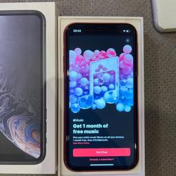 iPhone 11 64GB was opened to use for 3 weeks of testing. Absolutely in excellent conditions no scratches or dents. Battery holds as new. Comes with box and original charging cable. Screen protection installed. You are welcome to test it before buying it. 