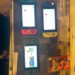 Nintendo switch’s for sale 3 available

Fully working with no faults and all come with a usb c charger lead

£100 each no offers

Also

Pokemon scarlet in box £25 no offers

Crash bandicoot crt game card only no case £16 no offers
