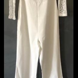 Label Small Approx Size 8 Ladies Gorgeous BNWT White Eyelash Lace Effect Stunning Lightweight off the shoulder Day/Evening Special Occasion Going Out Fashion Jumpsuit £11.99…Strood Collection or Post A/E…💕

Check out my other items...💕

Message me if wanting multi items save on postage…💕