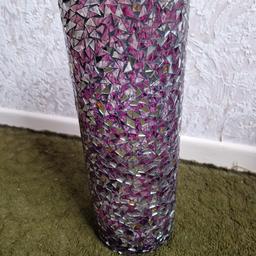 tall vase lovely sparkley no chips