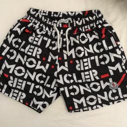 • Moncler swim shorts
• Worn several times around the house that’s all
• 8/10 condition
• Size medium 

Offers welcome
Collection only