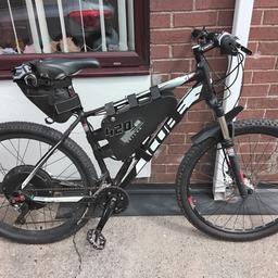 Cube 1000watt electric bike
Cube Attention bike mountain bike converted to a powerful 1000 watt electric bike with a 48v 20 amp hour battery for long range riding.

Throttle only, no peddle assist fitted.

30mph for off road use only.

All in good working order

Reasonably Priced to sell fast. No offers, sorry