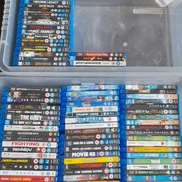 I am having a clear out and selling these Job Lot of Blu Ray's. I will not separate and price shown is for the lot. Buyer will need to collect.