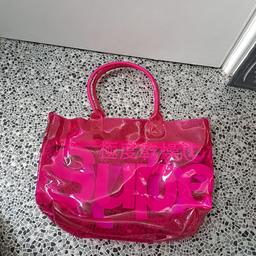 shocking pink like new bag