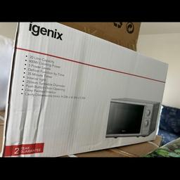 Brand new sealed in box, igenix 20l 800w microwave 

Message if interested