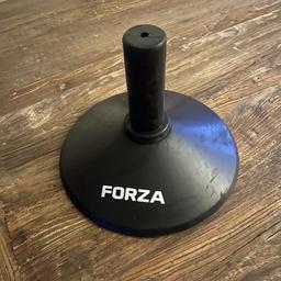 (4)x Forza slalom pole rubber bases 2.3kg in weight for sturdy solid foundation. Can be used for corner flags or football training poles. Bought from networld sports but over ordered brand new in sealed boxes 