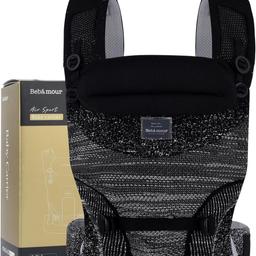 BRAND new £22.00
Bebamour Baby Carrier 4-Position Front and Back Baby Carrier with 2 Shoulder Bibs, Knit Series, Black