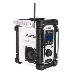 The Makita DMR110W 18V LXT DAB+ Digital Job Site Radio (Body Only) is the new rugged & portable DAB+/FM Job Site radio in the distinctive white colour that is designed for use on-site, in the workshop or in the garden. This nifty, new and improved radio has been developed from the previous model DMR109W but has been enhanced with DAB+

Useful features include a built-in Micro USB port for convenient software upgrades, an integrated AUX-IN jack which transforms the radio into a speaker if you wish to play audio via an external device and a digital display screen.
